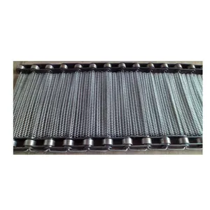 Heavy duty transport customized size accepted stainless steel metal mesh chain plate conveyor belt