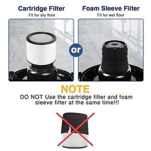 Filtre de remplacement pour aspirateurs humides/secs Shop-Vacs 90304 90350 90333, pour la plupart des aspirateurs de 5 gallons et plus. Partie #   90304, 90585 - Product Image 2