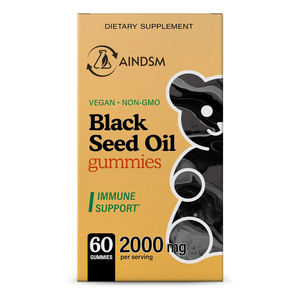 Gummies à l'huile de nigelle, soutien immunitaire, gummies à l'huile de cumin noir, complément oméga, gummies à l'huile de nigelle - Product Image 1