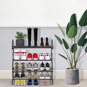 Large Decorative Metal <b>Shelves</b> and Shoe Rack Organizer Home Display Rack With Plant Stand Iron Material Wholesale Price - Product Image 5
