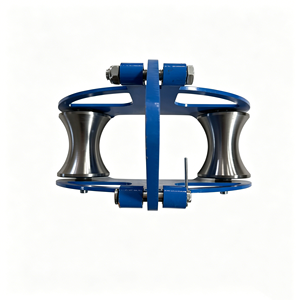 Rodillo Manual de Aluminio Yuzhen <span class=keywords><strong>para</strong></span> Tirar Cables, Estructura de Acero, Múltiples Combinaciones de Ruedas, Resistente a la Corrosión, <span class=keywords><strong>para</strong></span> <span class=keywords><strong>Cableado</strong></span> - Product Image 1