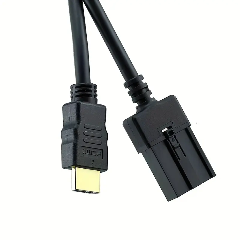 Black converter hdmi 2.0 cable 4K 1080p gold plated av cord Male HDMI Type E Cable for Car Automotive Cable Wire