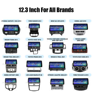 Qualité supérieure et design haut de gamme - Cadre d'autoradio noir mat de 12,3 pouces pour Toyota Land Cruiser <span class=keywords><strong>2023</strong></span> - Product Image 5