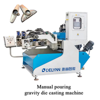 Nouveau design pièces automatique moderne métal laiton robinet raccord machines de coulée par gravité pour coulée robinet d'eau