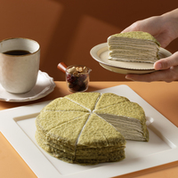 Frozen Quick-frozen Semi-finished Crepe/Pancake Skin 6-Inch Sweet Durian Mango Flavor Ready Eat Thawing Bag for Children Baking