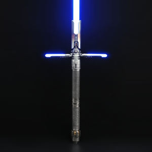 TXQsaber <span class=keywords><strong>Cal</strong></span> Cross Guard Saber Pixel Sabers Smooth Swing para Cosplay, Regalos de Navidad, Iluminación LED Recargable de Litio-Ion, Aluminio - Product Image 1