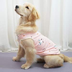 Chaleco para perros grandes con estampado de panda verde, ropa transpirable para verano, invierno, primavera y otoño, ropa para Golden Retriever y Labrador - Product Image 3