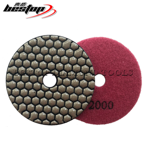 BESTOP - Discos de Lijado en Seco de Diamante para Mármol y Piedra, Personalizables, OEM, 4 Pulgadas, 30 Unidades # -3000 #   Papel de lija de alto brillo para pulido de alta eficiencia en ángulo - Product Image 2