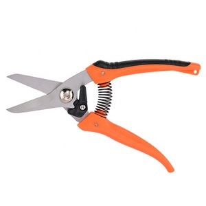 กรรไกรตัดกิ่งขนาด 7.5 นิ้ว ใบมีดคมแบบอุตสาหกรรม พร้อมสปริงในตัว ด้ามจับกันลื่น สำหรับตัดแต่งต้นไม้ผลไม้ <span class=keywords><strong>บอน</strong></span><span class=keywords><strong>ไซ</strong></span> พุ่มไม้ จำนวนมาก - Product Image 4