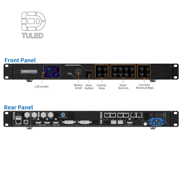 Novastar VX600 Video Processor for Mid-to-High End LED Displays Low Latency Stage Control Leasing