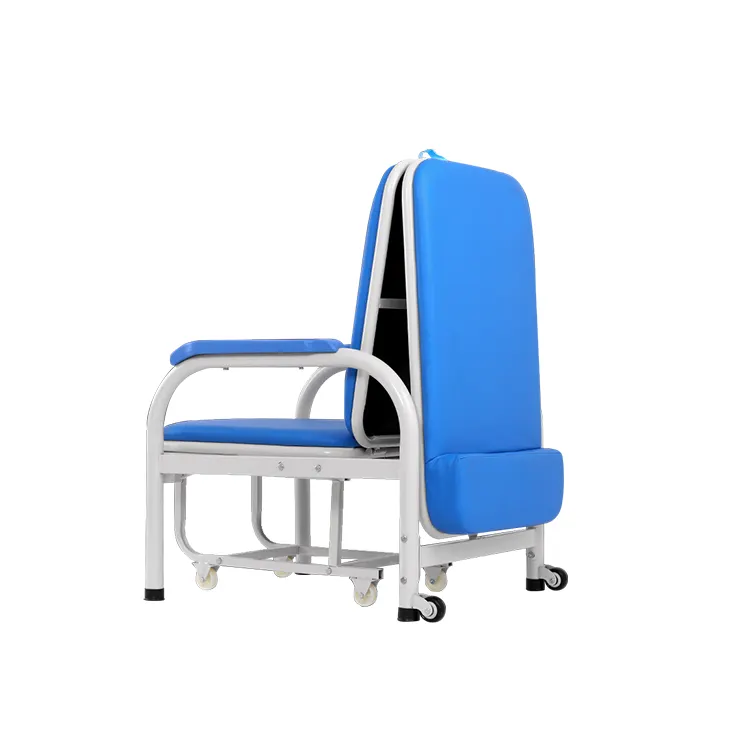 Hastane katlanabilir hasta odası eşlik tıbbi Escort katlanır sandalye için satış
