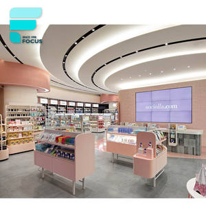 Diseño Popular de buena calidad, de alta centro comercial iluminado contra <span class=keywords><strong>Mac</strong></span> maquillaje tienda quiosco cosmética - Product Image 4
