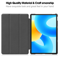 Housse de tablette intelligente pour Huawei Matepad SE 11 Air 11.5S 2023 2024 2025 10.4 11.5, en cuir PU, support pliable à trois volets, coque rigide