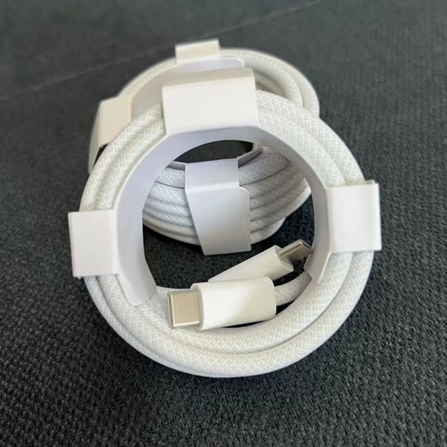 60W PD Super Fast Charging Type-C to Type-c Data Cable USB-C 2M Nylon Braided Charger Cable for Phone