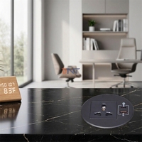 Prise de table universelle encastrée pour canapé avec ports USB-A + USB-C 20W IP44 10A