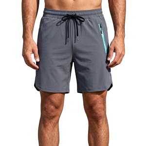 โรงงานผลิตกางเกงขาสั้นผู้ชายแบบ OEM สั่งทำได้  ขอบเอวยางยืดพร้อมเชือกผูก  ชุดออกกำลังกาย  ชุดกีฬาฤดูร้อน วิ่ง ออกกำลังกาย  สำหรับเล่นกีฬาในร่มและกลางแจ้ง - Product Image 1