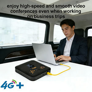 <span class=keywords><strong>Routeur</strong></span> ESim+Carte SIM <span class=keywords><strong>KuWFi</strong></span> <span class=keywords><strong>4G</strong></span>+ CAT12 Vitesse Batterie 5400mAh Wi-Fi <span class=keywords><strong>4G</strong></span> <span class=keywords><strong>LTE</strong></span> <span class=keywords><strong>Routeur</strong></span> d'Entreprise pour Voyage Modem Wi-Fi avec Port LAN - Product Image 2