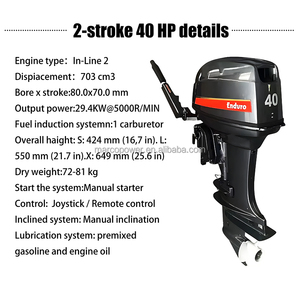 Nouveau <span class=keywords><strong>moteur</strong></span> <span class=keywords><strong>hors</strong></span>-<span class=keywords><strong>bord</strong></span> Yamaha Enduro 40cv à essence <span class=keywords><strong>2</strong></span> <span class=keywords><strong>temps</strong></span> de qualité supérieure, best-seller, 40hp - Product Image 3