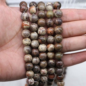 Cuentas Sueltas de Ágata Natural, Piedra Verde Redonda, Origen Yiwu, Pulidas para Hacer Pulseras, Venta al por Mayor, 10 mm - Product Image 4