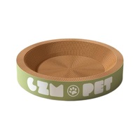 Planche à gratter pour chat en forme de dessin animé, intégrée, résistante à l'usure, avec micro-couche anti-griffures, extra large, en carton ondulé, jouet pour chat, fournitures pour animaux de compagnie
