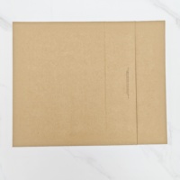 Scatola Pieghevole in Carta Kraft con Logo Personalizzato, Scatola in Cartone con Coperchio Connesso Non Stampata per Imballaggio di Calzature e Abbigliamento Digitale