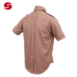 Tenue <span class=keywords><strong>Militaire</strong></span> Kaki Uniforme de Chef d'Officier Chemise <span class=keywords><strong>Homme</strong></span> - Product Image 2