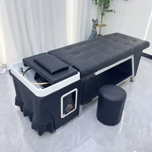 Japanese Head Spa Bed Equipment Beauty Salon Furniture Thai Hair Washing Steam Bowl Water Circulating Massage Shampoo Bed