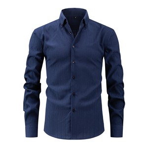 <span class=keywords><strong>Camisa</strong></span> <span class=keywords><strong>de</strong></span> Vestir a Rayas Casual <span class=keywords><strong>de</strong></span> Negocios para <span class=keywords><strong>Hombre</strong></span>, <span class=keywords><strong>Camisa</strong></span> <span class=keywords><strong>de</strong></span> Manga Larga, <span class=keywords><strong>Camisa</strong></span> <span class=keywords><strong>de</strong></span> Botones <span class=keywords><strong>de</strong></span> Color Sólido, Corte Entallado, Tops <span class=keywords><strong>de</strong></span> <span class=keywords><strong>Trabajo</strong></span> <span class=keywords><strong>de</strong></span> Oficina - Product Image 5