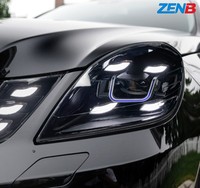 Modification du bloc optique avant pour Mercedes Classe E W212 2010-2013 avec projecteur bi-xénon LED, feux de jour et clignotants