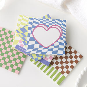 Bloc-notes autocollant OEM à lignes personnalisées en forme de grille Vente en gros Bloc-notes <span class=keywords><strong>repositionnables</strong></span> d'usine pour bureau, école, étudiant, entreprise - Product Image 3