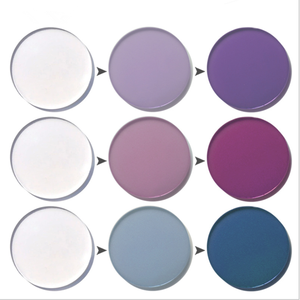 HMC-lente fotocromática de visión única, Color púrpura, azul y rosa, 1,56, fabricante de China - Product Image 2