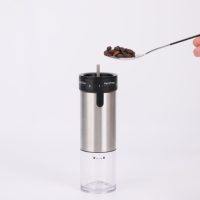 Mini moulin à café manuel avec 40 réglages réglables, moulin à café portable à manivelle avec capacité de 20g