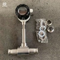 Débitmètre vortex résistant aux hautes températures avec sortie 4-20 mA pour la mesure des gaz de combustion, de l'eau, des liquides et de la vapeur des chaudières