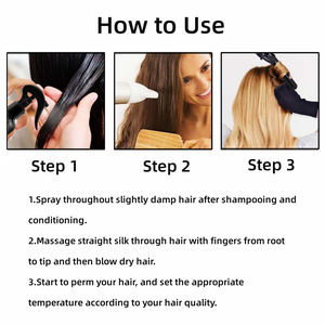 Spray protector de calor para el cabello avanzado de 200ml Protección contra el calor de secado rápido Spray para el cabello Protege hasta 450 F de <span class=keywords><strong>planchas</strong></span> planas Secado por soplado en caliente - Product Image 5