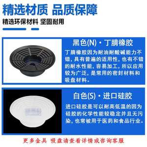 Ventosa de Vacío Antideslizante de Una Sola Capa Serie VP 10K/20K/30K/40K/50K, Boquilla Neumática Mecánica Potente - Product Image 2