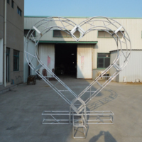 Arco de Exhibición Curvo de Aluminio F34, Estructura de Truss Resistente y Portátil para Eventos, Exposiciones y Publicidad