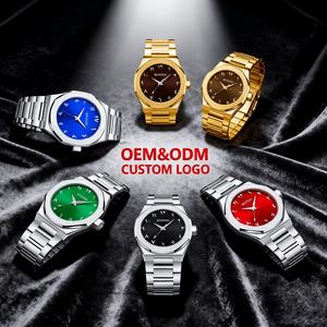 Reloj de Pulsera de Acero Inoxidable con Cristal de Cuarzo Japonés MIYOTA y Números Arábigos para Hombre, Modelo GM654, Estilo Ejecutivo, Resistente al Agua 5 BAR, en Oferta - Product Image 2