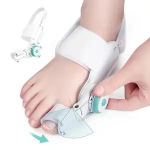 Hallux valgus dor nos pés e soothe sore de silicone, separador do dedo do pé em gel, corretor, suporte para juanetes