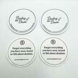 Posavasos de Papel Absorbente Personalizados para Cerveza, Posavasos Desechables de Papel - Product Image 5
