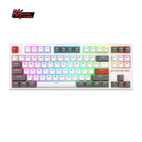 Clavier mécanique Royal Kludge RK R87 Tkl 87 touches, clavier de jeu mécanique rétroéclairé Rgb très vendu, clavier filaire pour PC