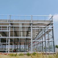 Galpon Prefabricado de Metal Taller Prefabricado de Acero Industrial Estructura Almacén Prefabricado