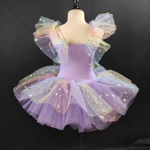 Tutú de Ballet <span class=keywords><strong>con</strong></span> Lentejuelas para Niñas, Disfraz de Bailarina de Tul para Fiestas, Ballet para Niñas, Actuación de Cumpleaños - Product Image 3