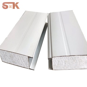 Panneau sandwich EPS à face métallique, prix usine, <span class=keywords><strong>isolation</strong></span> thermique, imperméable, ignifuge, classe B1 B2, pour entrepôts et bâtiments - Product Image 5