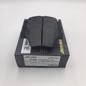 Plaquettes de frein semi-métalliques en céramique personnalisables JR1202 certifiées DOT ISO 9001 IATF 16949, garantie 30000-60000 km, ajustement universel - Product Image 2