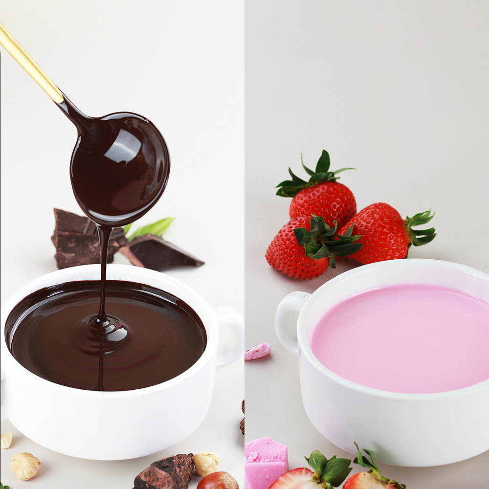 Шоколад и клубника хрустящий соус для DIY мороженое мусс Дракон ледяной бар с лапшой пастообразный с ингредиентами джема