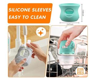 Fundas de Silicona Libres de BPA para Biberones de Vidrio <span class=keywords><strong>Avent</strong></span> Natural de 4 oz y 8 oz - Product Image 5