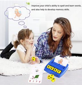 Dans 2020, Amazon vend <span class=keywords><strong>le</strong></span> match jeu de lettres pour enfants, mots Anglais match pour enfants éducation précoce pour les enfants, - Product Image 6