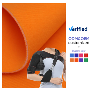 Matériaux laminés en mousse éponge, tissu bouclé tricoté warp-knit brossé laminé avec de l'éponge pour équipements de protection sportive - Product Image 1