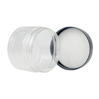 1 oz 4 oz 200ml 250 ml PET Pot 50 ml Food Grade Spice Face Body Cream Powder 50g Pots cosmétiques en plastique avec couvercle pour crème