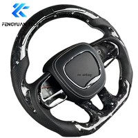 Cuir en fibre de carbone pour volant sportif LED pour Dodge Charger Challenger Durango SRT RT Magnum Scat Pack 2015-2023